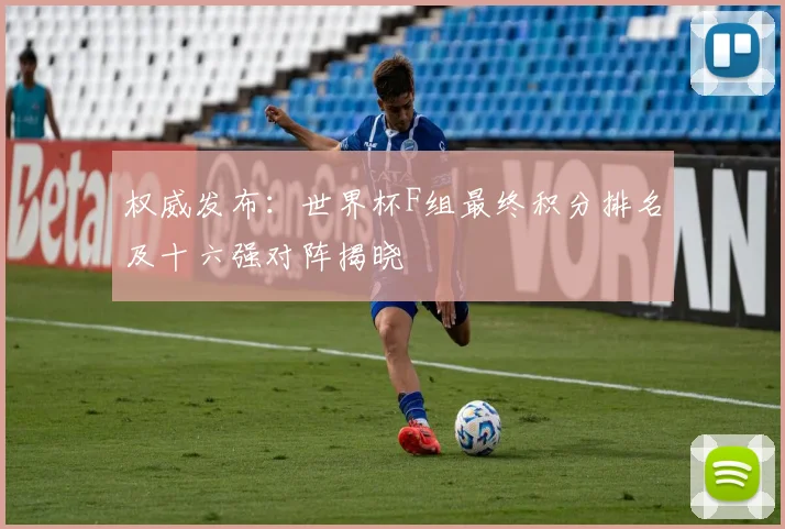 权威发布：世界杯F组最终积分排名及十六强对阵揭晓