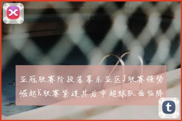 亚冠联赛阶段落幕东亚区J联赛强势崛起K联赛紧追其后中超球队面临降级危机